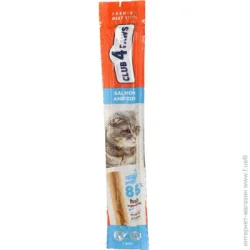 Палочки Club 4 Paws Лакомство Мясная палочка для кошек с лососем и треской 5