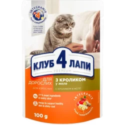 Корм Premium з кроликом в желе 100 г