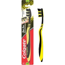Colgate Зубная щетка Зиг Заг Древесный уголь средней жесткости 1 шт.