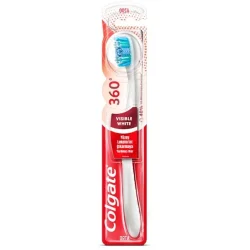 Зубная щетка Colgate Обычная 360 Оптик Уайт средняя 1 шт.