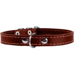 Ошейник Collar одинарный 1x22-30см, коричневый (00156)