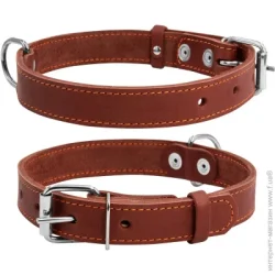 Ошейник Collar одинарный 3.5x48-63см, коричневый (02736)
