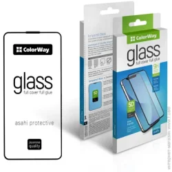 Colorway Защитное стекло 9H FC glue Apple iPhone 16 Pro black (CW-GSFGAI16P-BK)