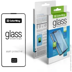 Colorway Защитное стекло 9H FC glue Apple iPhone 16 Pro Max black (CW-GSFGAI16PM-BK)