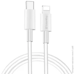 Кабель Colorway USB-C to Lightning 1.0m 3A white (CW-CBPDCL032-WH)