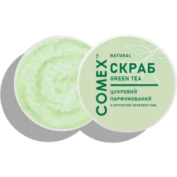 Скраб (пілінг) Comex Скраб для тіла цукровий Зелений чай натуральний 250 мл 250 г