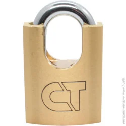 Comit Замок навесной 50 мм латунный полузакрытый (амбарный)
