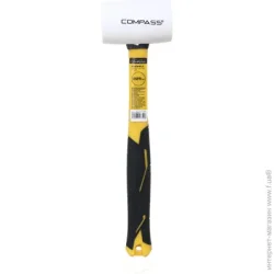 Compass Киянка 225 г белая резина фибергласовая ручка CP-RH0225-WT