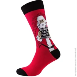 Cool Socks Шкарпетки жіночі Санта 1795 червоний