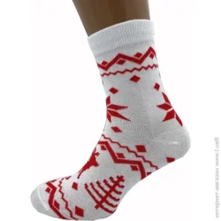 Cool Socks Носки Новогодние 1796 р.25-27 белый/красный