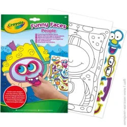 Crayola Розмальовка "Кумедні люди",24 сторінки та додатково наліпки (25-7351-1)