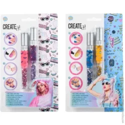 Create It! Набор лаков для ногтей Гелекси с конфетти в асортименте 84155