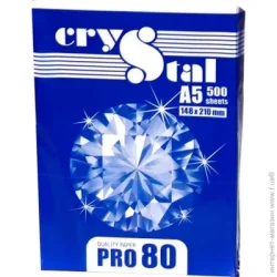 Офисная бумага Crystal Бумага офисная A5 80 г/м белый 500 листов