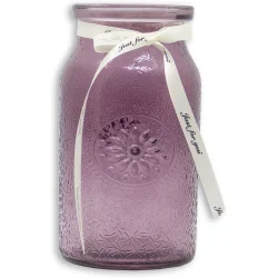 Crystal Ваза скляна Flora 17,5 см рожева 17,5 см 83000308/1_YBCG-MT-2