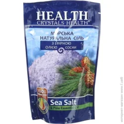 Crystals Health Соль для ванны с эфирным маслом сосны 500 г