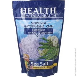Crystals Health Соль для ванны с эфирным маслом эвкалипта 500 г