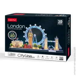 Пазл 3D Cubicfun 3D-пазл City Line Лондон с LED подсветкой L532h