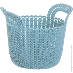 Curver Корзина пластиковая 226386 Knit XS круглий 190x190x230 мм