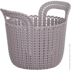 Кошик Curver Корзина пластикова 240374 Knit XS круглий 230x190x190 мм