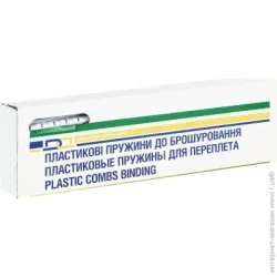Аксесуар для біндеров Da Office Пружина для брошурування D&A 8 мм біла 100 шт.