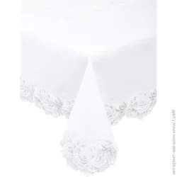 Daimon Home Скатертина водонепроникна Vanessa 120x160 см білий