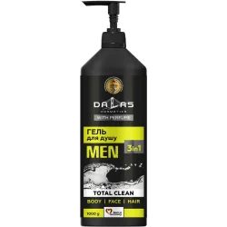 Dalas Гель для душу 3в1 Total clean 1000 мл