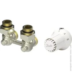 Danfoss Термостатичний комплект радіаторний RAS-CK + RLV-KS кутовий