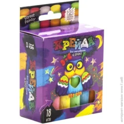 Danko Toys Набор мелков для рисования на асфальте 18 шт. MEL-02-04U