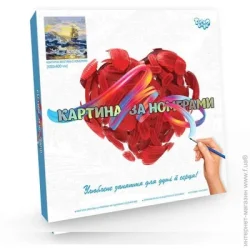 Картина за номерами Danko Toys Креативна творчість "Картина за номерами на полотні" 40см*40см укр №7 Вітрильник (4823102806464)