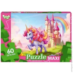 Пазл класичний Danko Toys Пазли №7 єдиноріг та замок Mx60-10-07