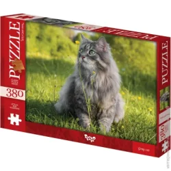Пазл класичний Danko Toys Сірий кіт (C380-06-03)