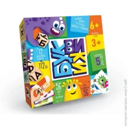 Danko Toys Настольная игра "Буквики" укр (G-BU-01U)