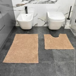 Коврик Dariana Набор ковриков Ананас 50х55+ 80х55 см карамельный