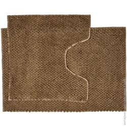 Коврик Dariana Набор ковриков Ананас 55x50 +  50x80 какао