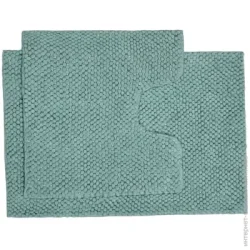 Коврик Dariana Набор ковриков Ананас 55x50 +  50x80 ледяной зеленый
