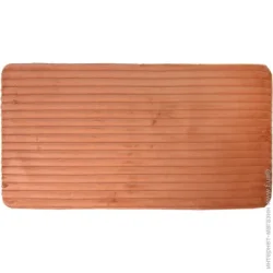 Dariana Килимок для ванної кімнати Екомех Страйп 75х150 см карамель