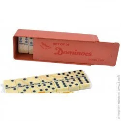 Darshan Домино настольная игра, Пластик, 14,5х5х3 см (4006b)