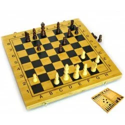 Настольная игра Darshan Нарды и шахматы из бамбука (40х20х5см) 23861