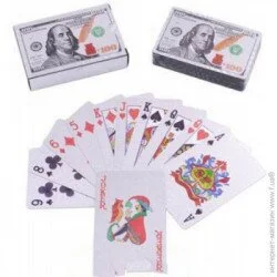 Настільна гра Darshan Карти Гральні Silver Money, Колода 54 шт (408-4)
