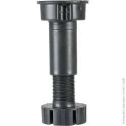 DC Мебельная ножка 100 мм регулируемая черная