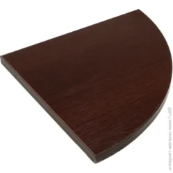 DC Полка ДСП угловая радиусная 300x300x16 мм венге
