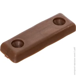 DC Подпятник мебельный 481 пластик під 2 саморізи 5х15х50 мм орех 10 шт