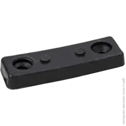 DC Подпятник мебельный 5х15х50 мм 10 шт черный