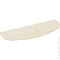 DC Полка ДСП радиусная 600x200x16 мм дуб молочный