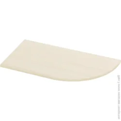 DC Полка ДСП угловая радиусная 600x300x16 мм дуб молочный