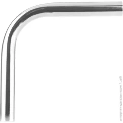 DC Кут прямий для труби d25 мм R-32 20x20 см