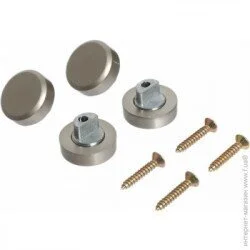 DC Держатель для зеркала MDF 601 big матовый никель 4 шт