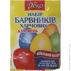 Deko Набір барвників для великодніх яєць 5 шт.