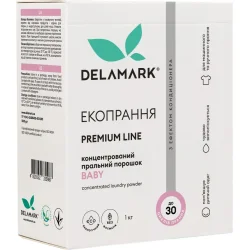 Пральний порошок DeLaMark Baby з ефектом кондиціонера 1000 г (4820152330987)