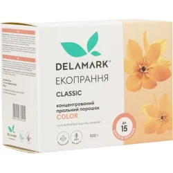Пральний порошок DeLaMark Color 500 г (4820152330055)